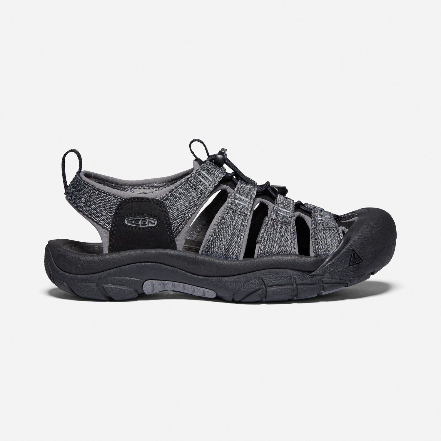 Keen Men's Newport H2 in Black Steel Grey Men's Footwear