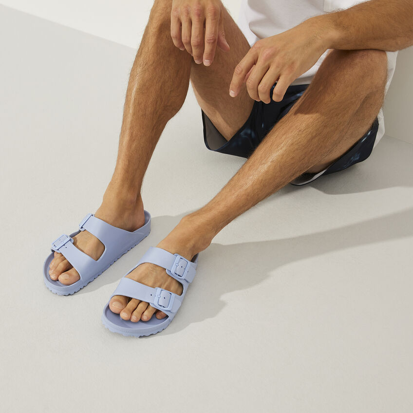 indarbejde forord Premier Birkenstock Arizona EVA Essentials Sandal in Dusty Blue – Footprint USA