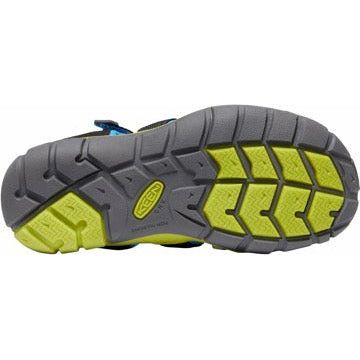 Keen Big Kids' Seacamp II CNX Black/Brilliant Blue Footwear
