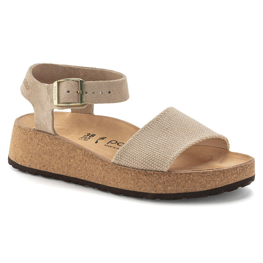 Birkenstock Women's Glenda Suede Leather Textile In Sandcastle Women's Footwear