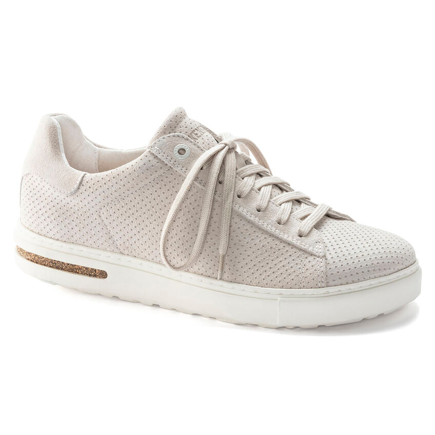 Birkenstock Bend Low in Suede Embossed in Antique White Shoes