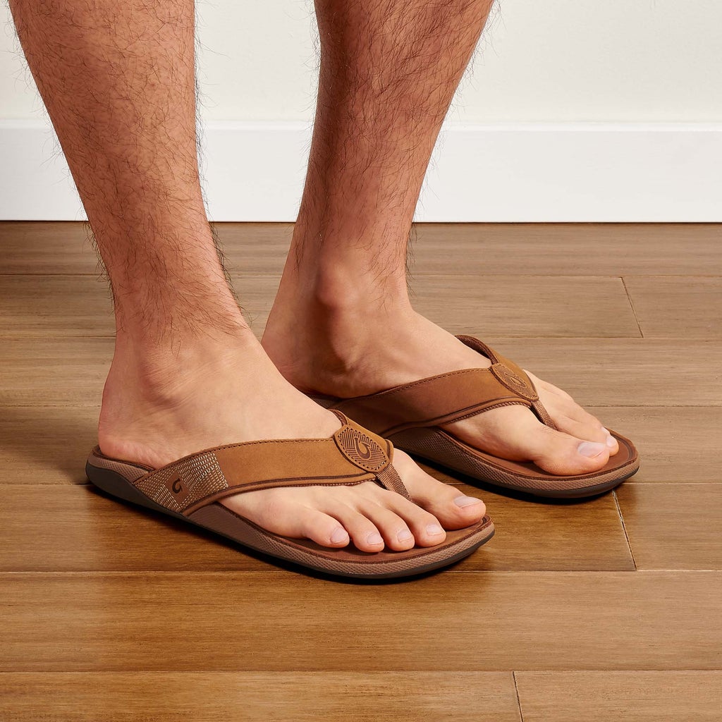 OluKai Men's Tuahine in Toffee/Toffee Men's Footwear