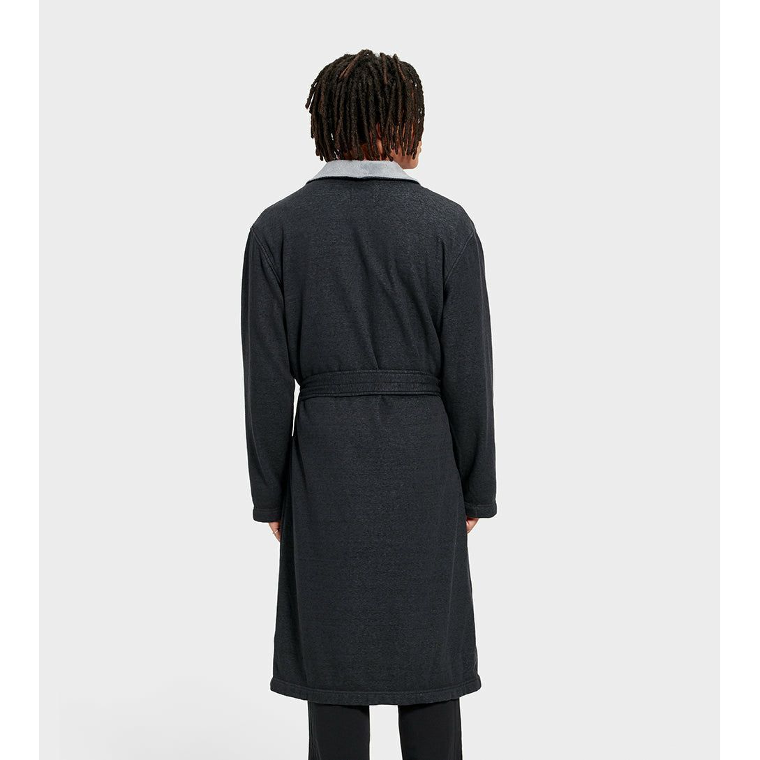 UGG Men's Robinson Robe in Black Heather Men's Apparel