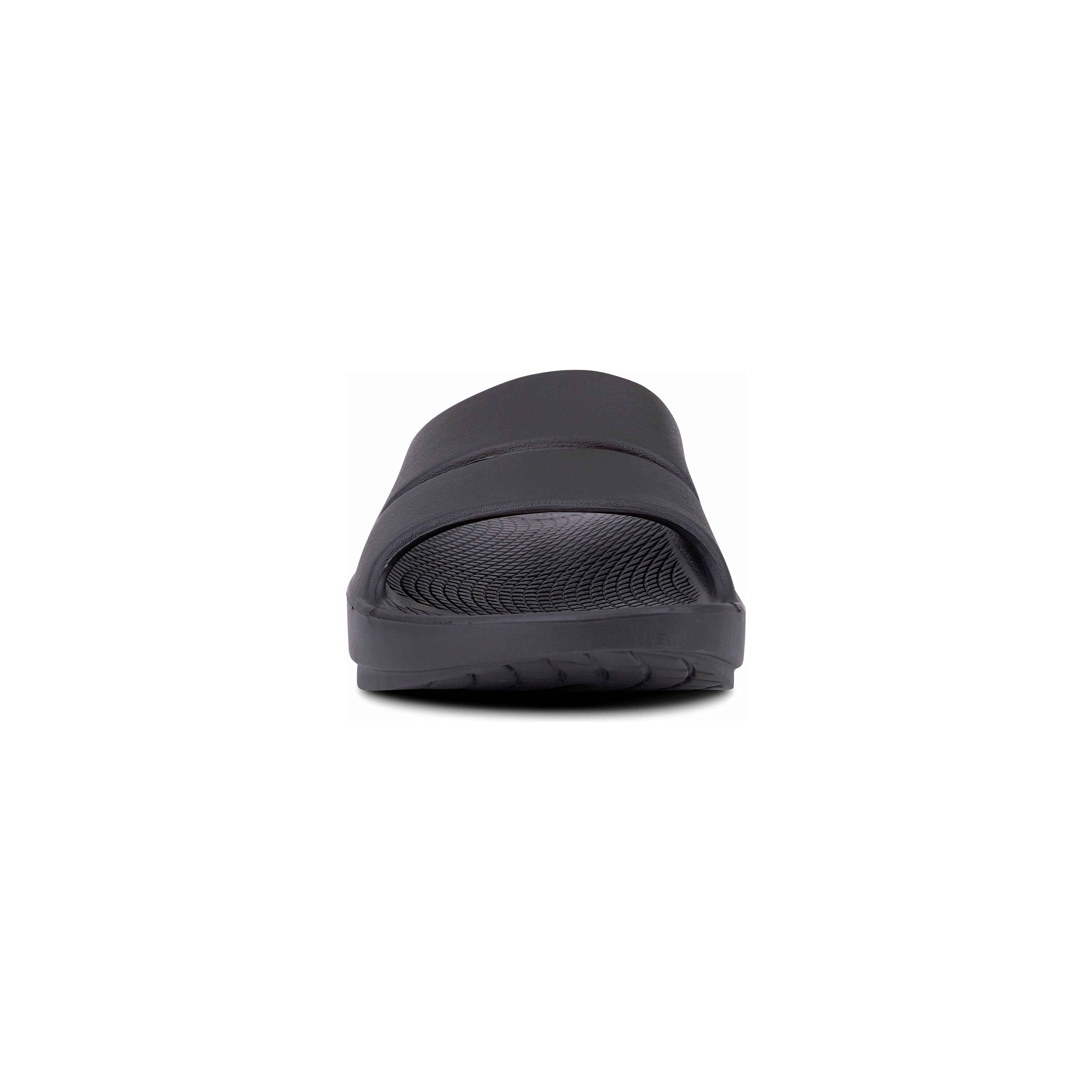 OOFOS Unisex Ooahh Slide Sandals in Black Men's Footwear
