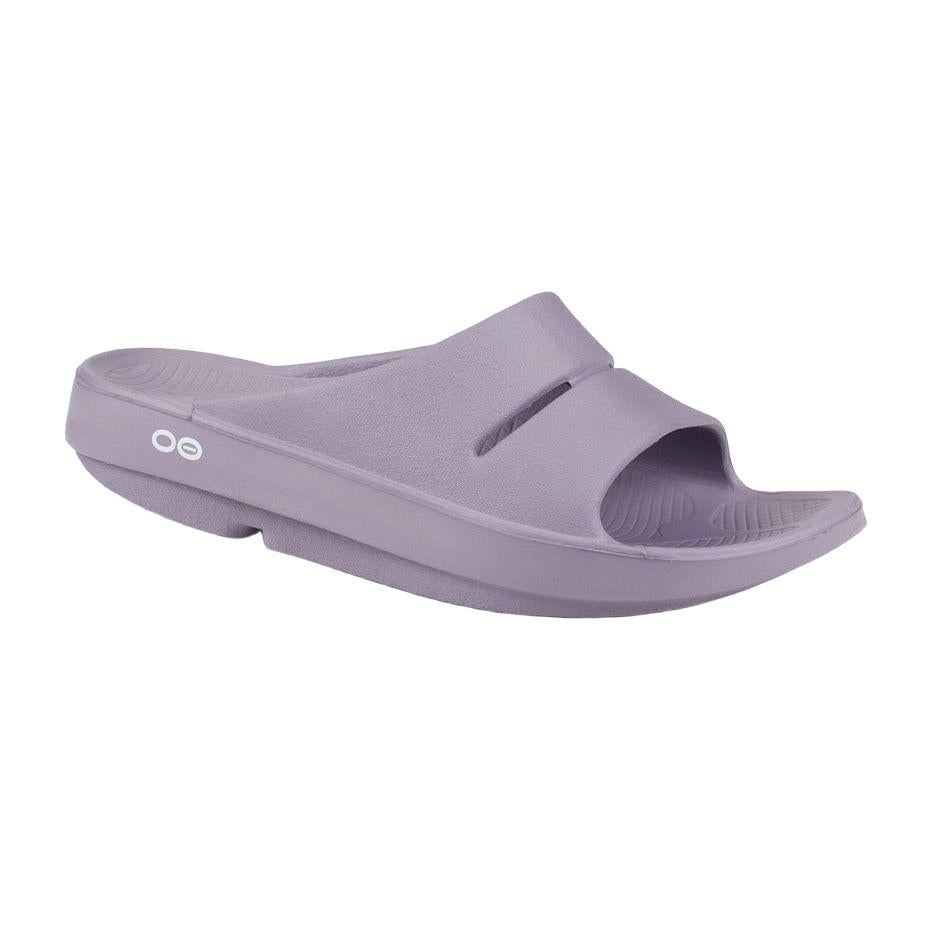 OOFOS Unisex Ooahh Slide Sandals in Mauve display picture 3