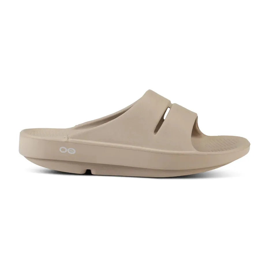 OOFOS Unisex Ooahh Slide Sandals in Nomad Men's Footwear
