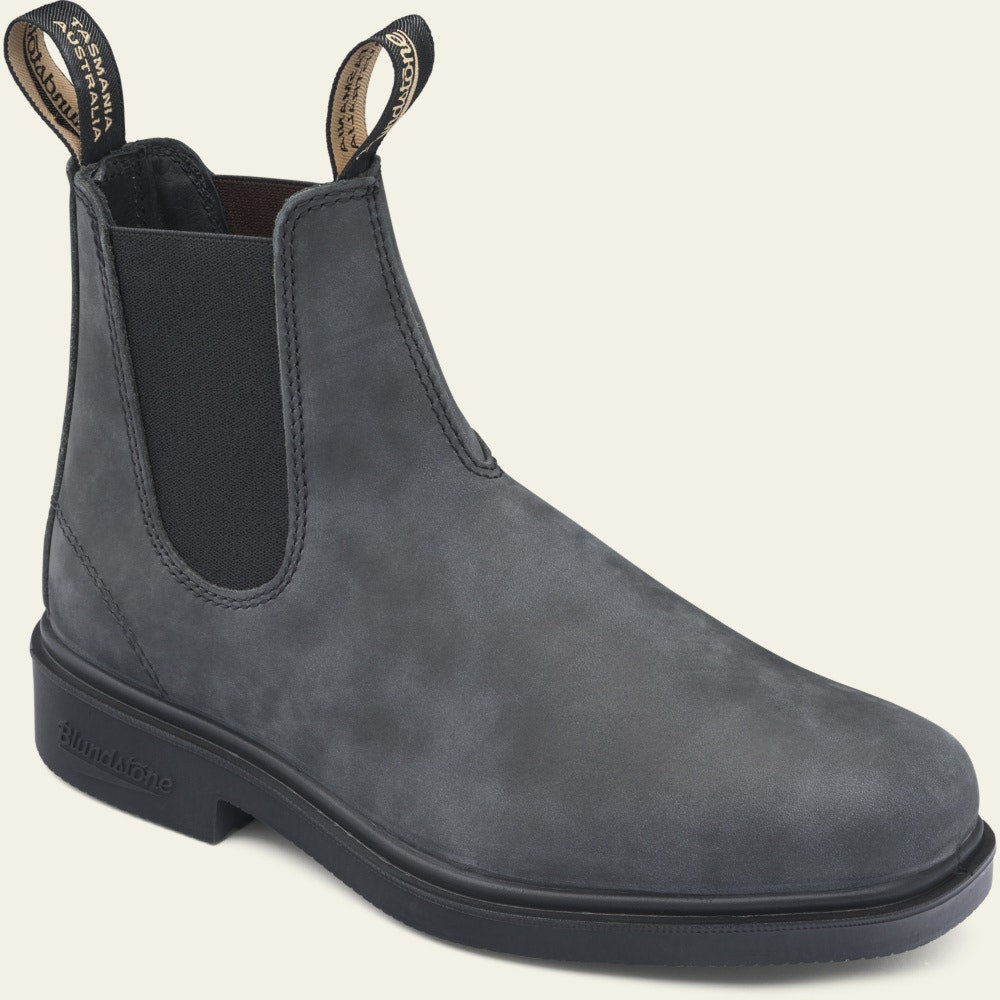 Blundstone 1308 Premium Leather Chelsea Boots in Rustic Black Men's Boots