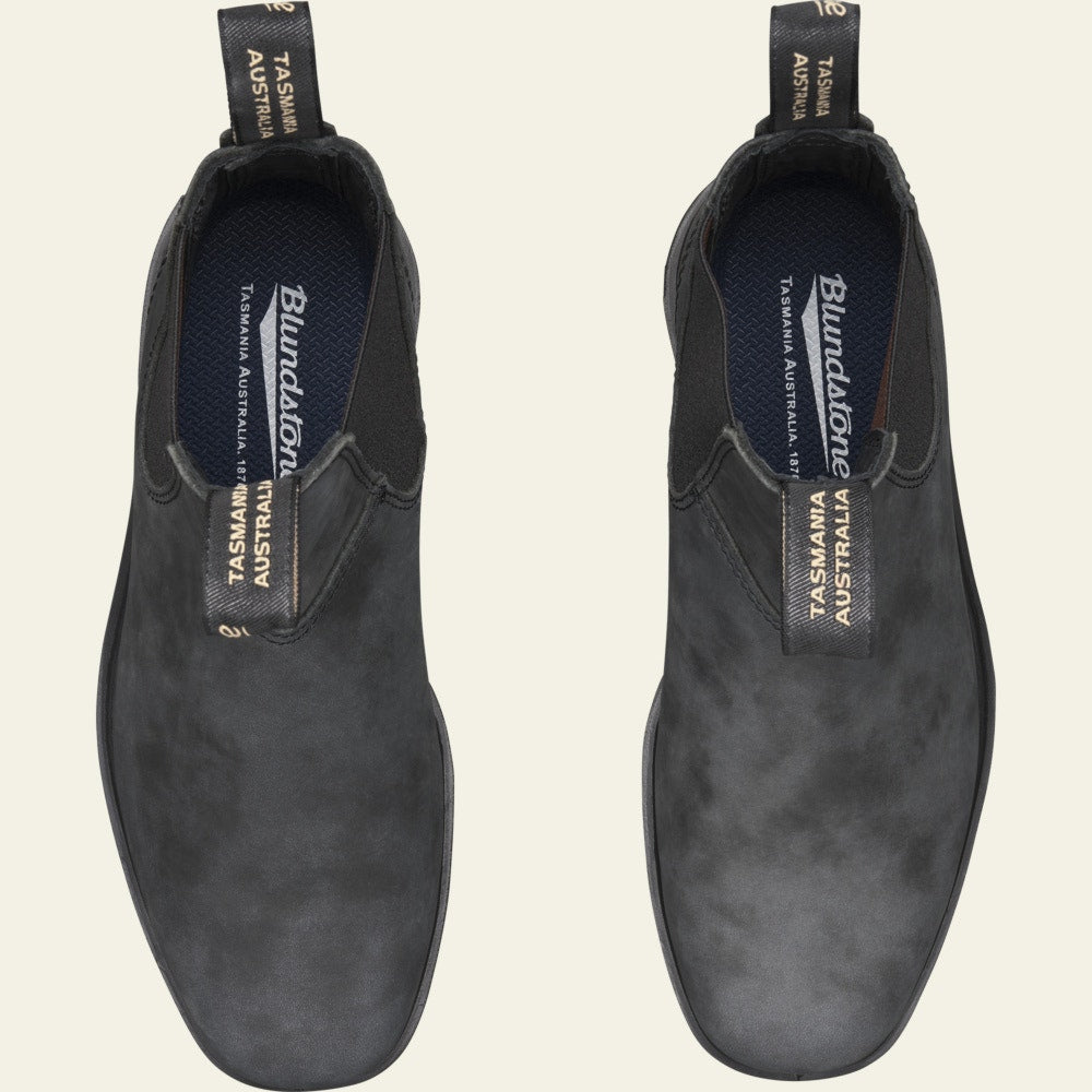 Blundstone 1308 Premium Leather Chelsea Boots in Rustic Black Men's Boots