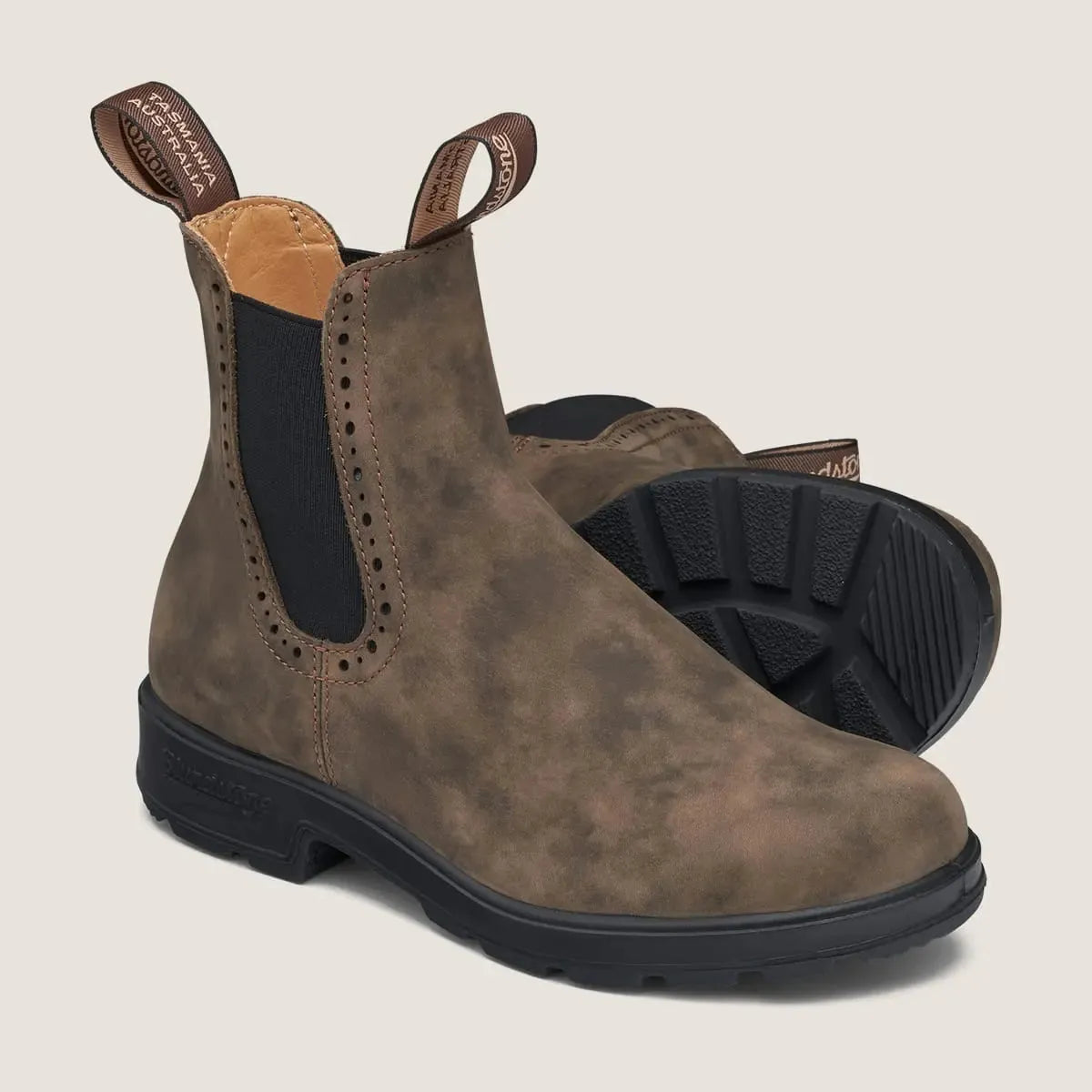 Blundstone Women's Series 1351 Premium Leather High Top Boots in Rustic Brown Women's Boots