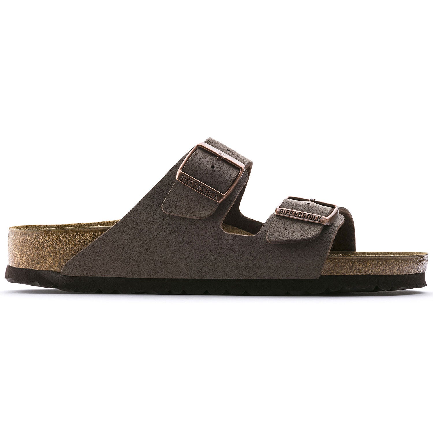 Birkenstock Arizona Birkibuc Classic Footbed Sandal in Mocha  Women's Footwear