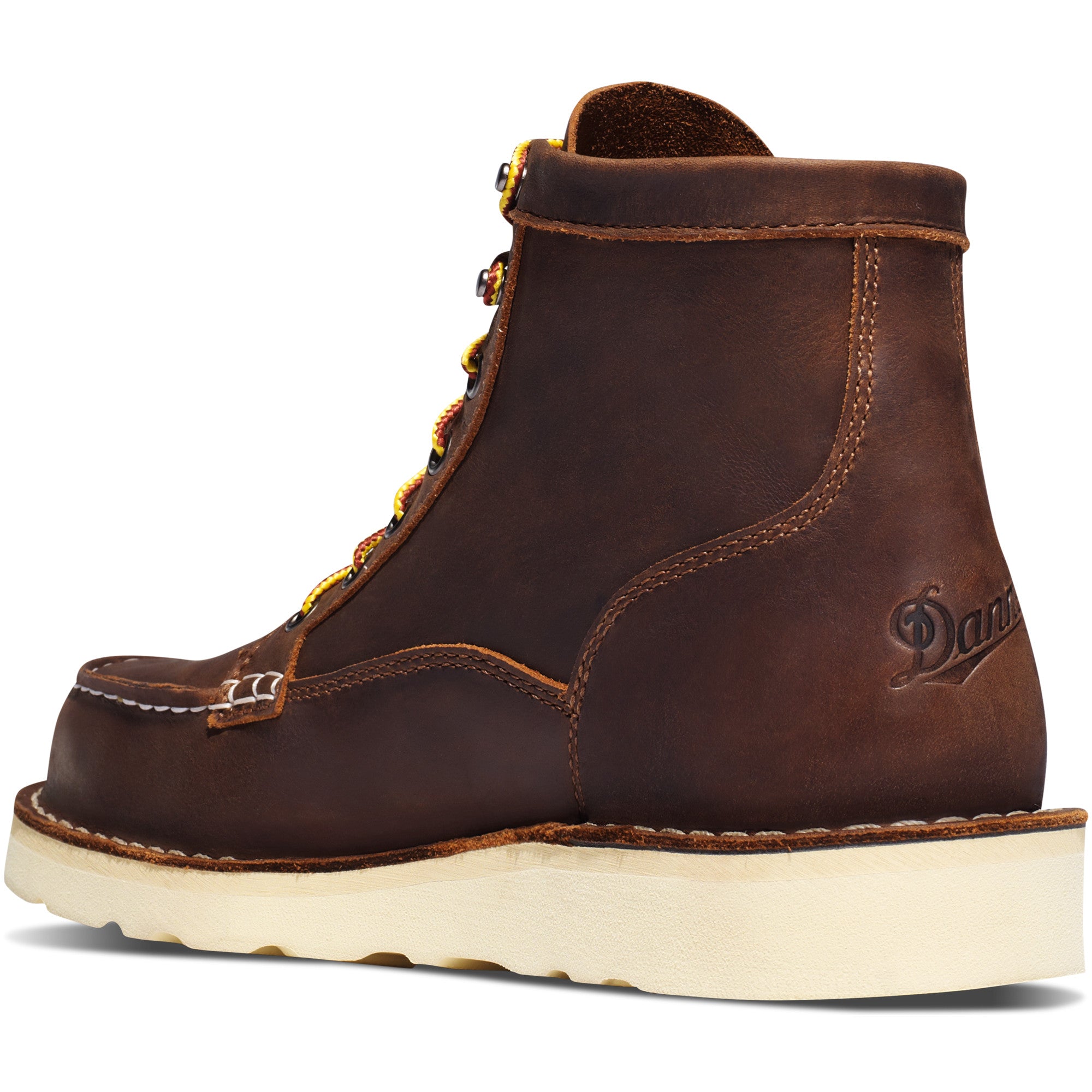 Danner Men's Bull Run Mocha Toe 6" Boot in Brown Steel Toe Men's Footwear