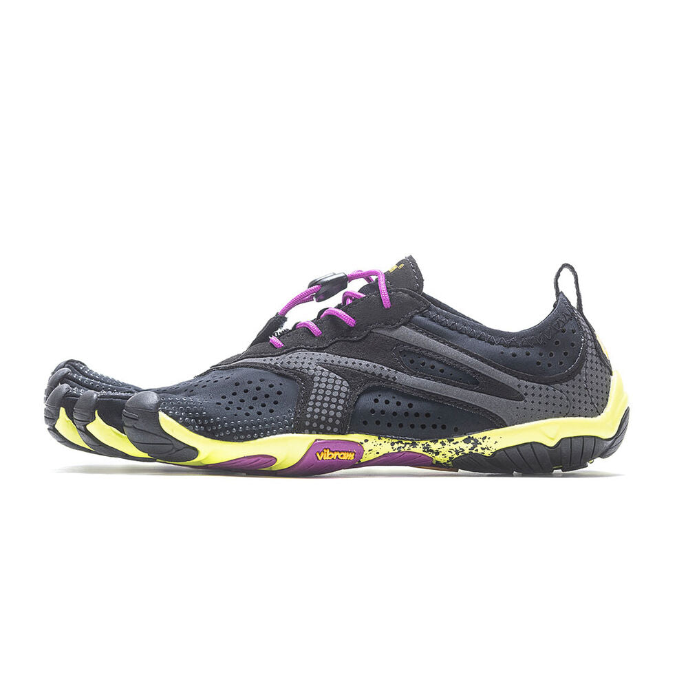 Vibram Women's V-Run in Black/Yellow/Purple Women's Footwear