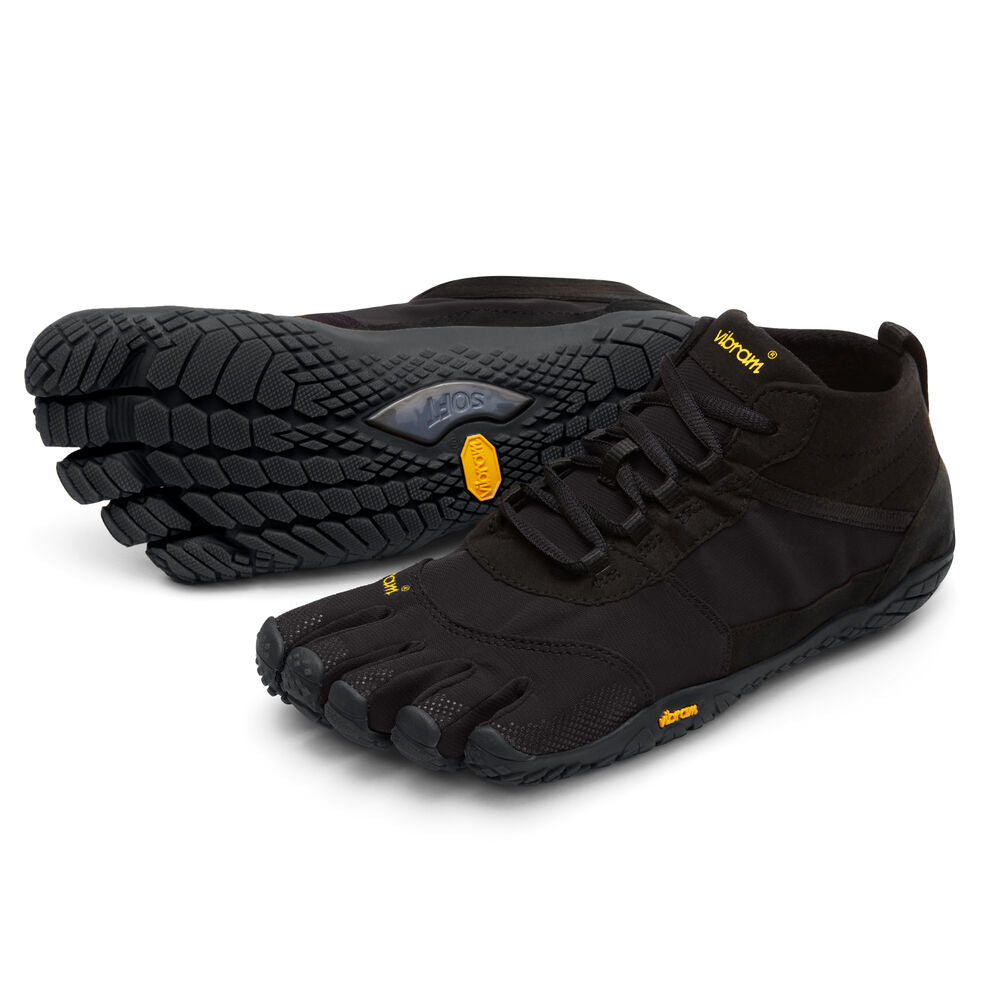 Vibram Women's V-Trek in Black/Black Women's Footwear