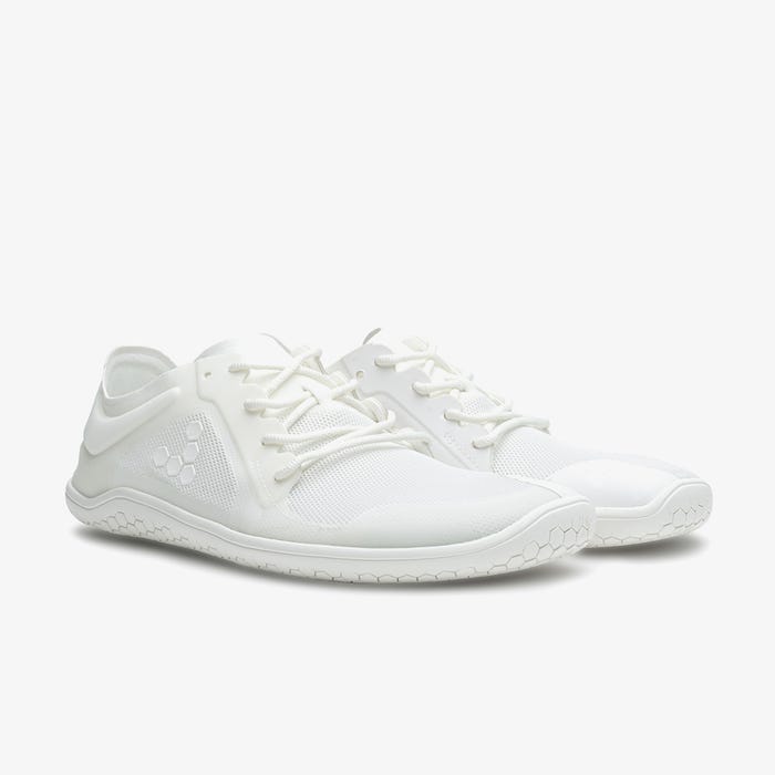Vivobarefoot Women's Primus Lite III in Bright White Women's Footwear