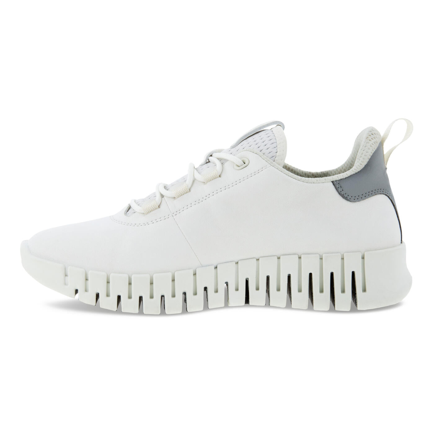 Ecco Women's Gruuv Sneaker in White Light Grey Women's Footwear