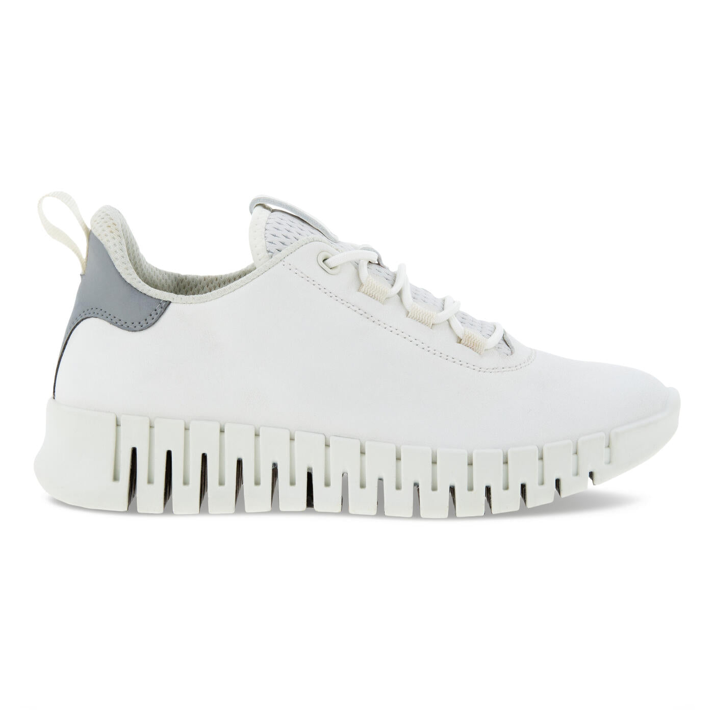 Ecco Women's Gruuv Sneaker in White Light Grey Women's Footwear