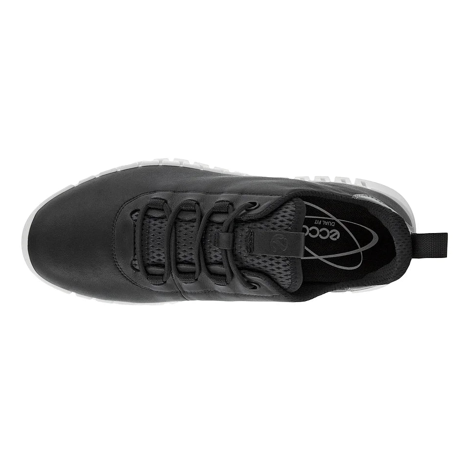 Ecco Women's Gruuv Sneaker in Black Light Grey Women's Footwear