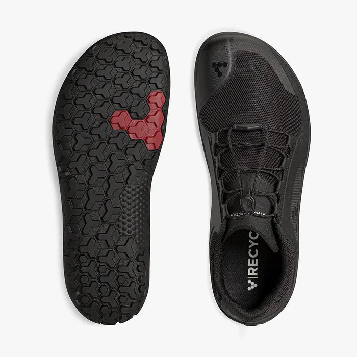 Vivobarefoot Men's Primus Trail II FG in Obsidian Men's Footwear