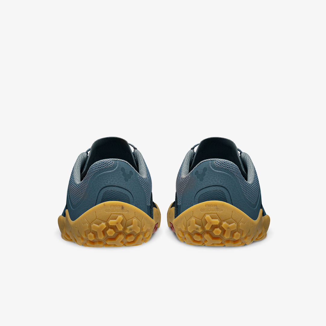 Vivobarefoot Men's Primus Trail II FG in Deep Sea Blue Men's Footwear