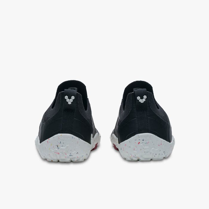 Vivobarefoot Men's Primus Trail Knit FG in Obsidian White Men's Footwear