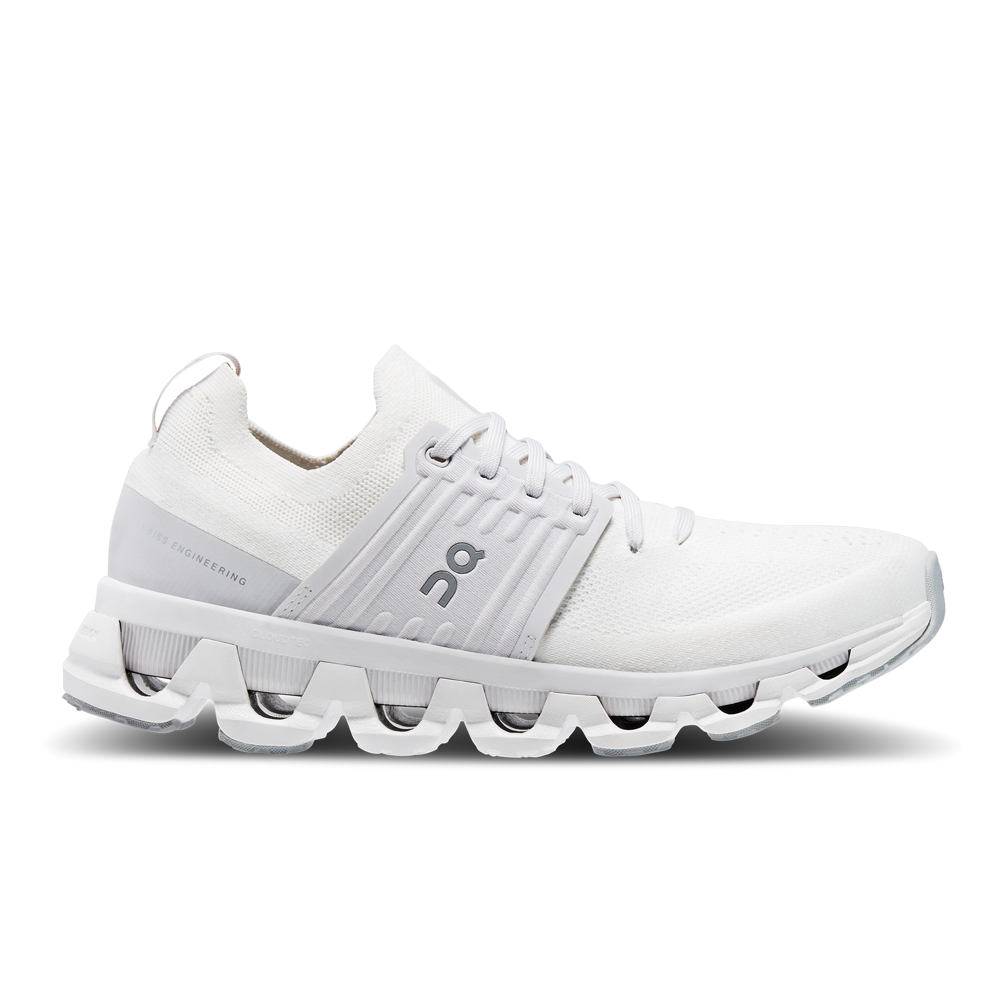 On Running Women's Cloudswift 3 Road Shoe in White Frost Women's Footwear