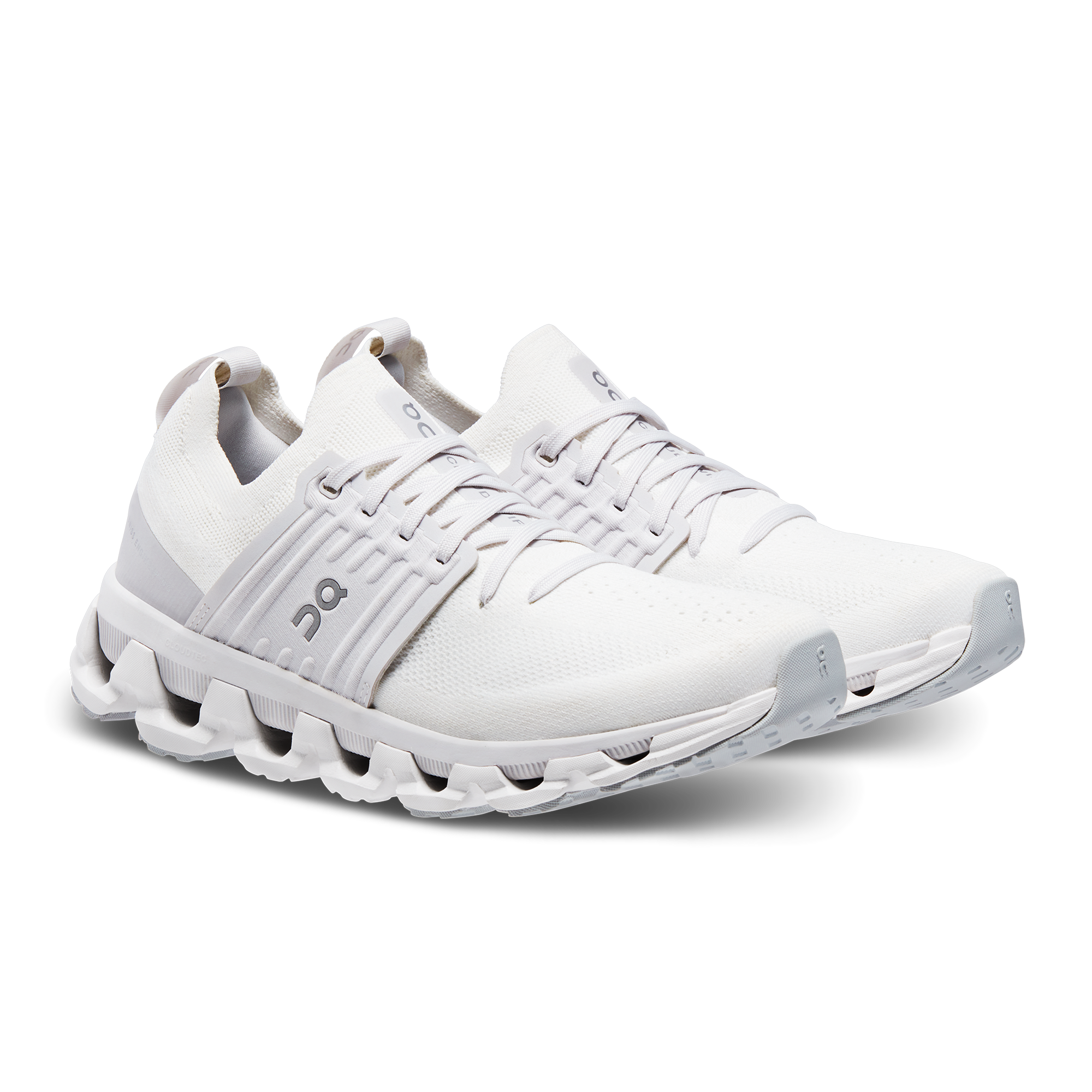 On Running Women's Cloudswift 3 Road Shoe in White Frost Women's Footwear