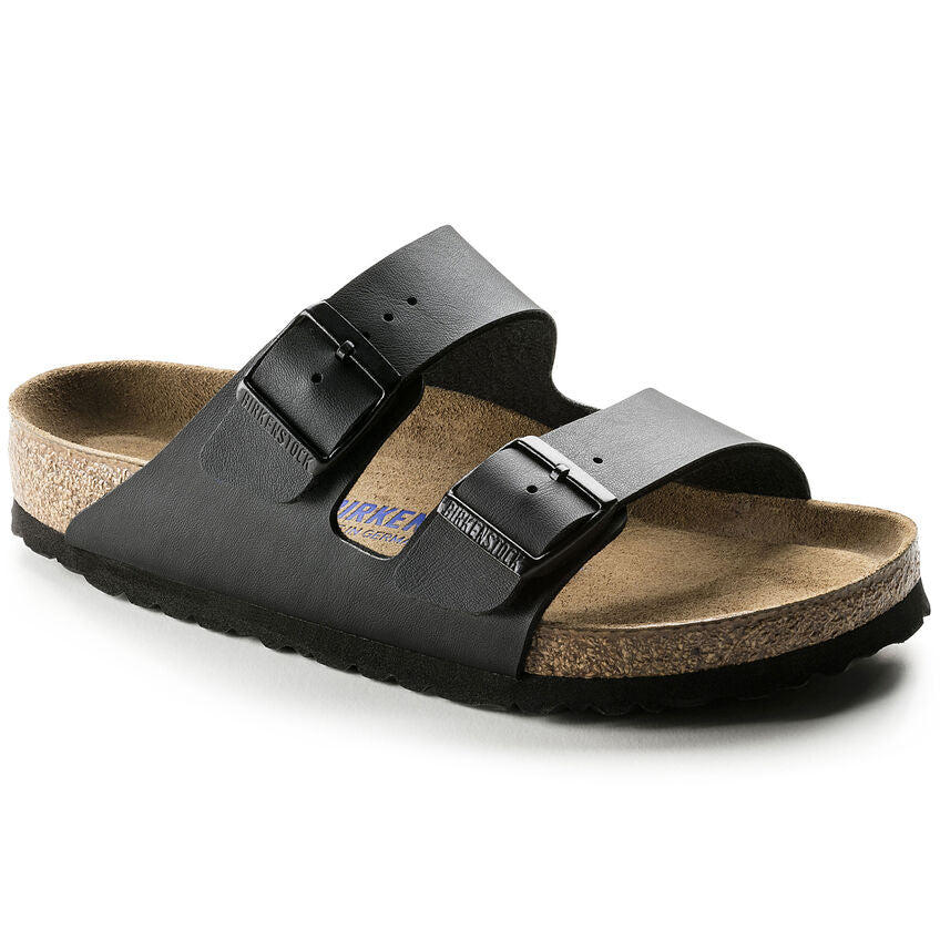 Birkenstock Arizona Birko-flor Soft Footbed Sandal in Black Men's Footwear