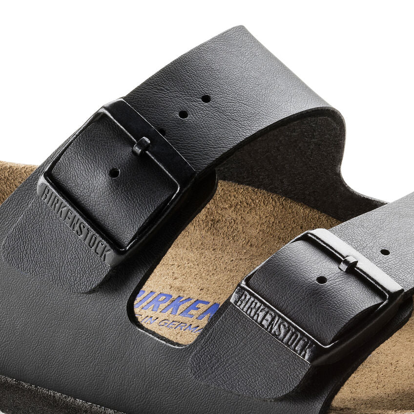 Birkenstock Arizona Birko-flor Soft Footbed Sandal in Black Men's Footwear