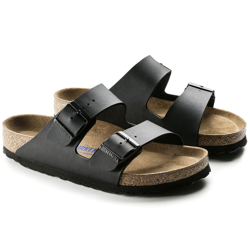 Birkenstock Arizona Birko-flor Soft Footbed Sandal in Black Men's Footwear