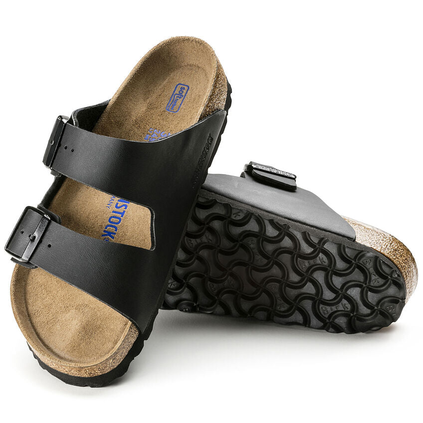 Birkenstock Arizona Birko-flor Soft Footbed Sandal in Black Men's Footwear