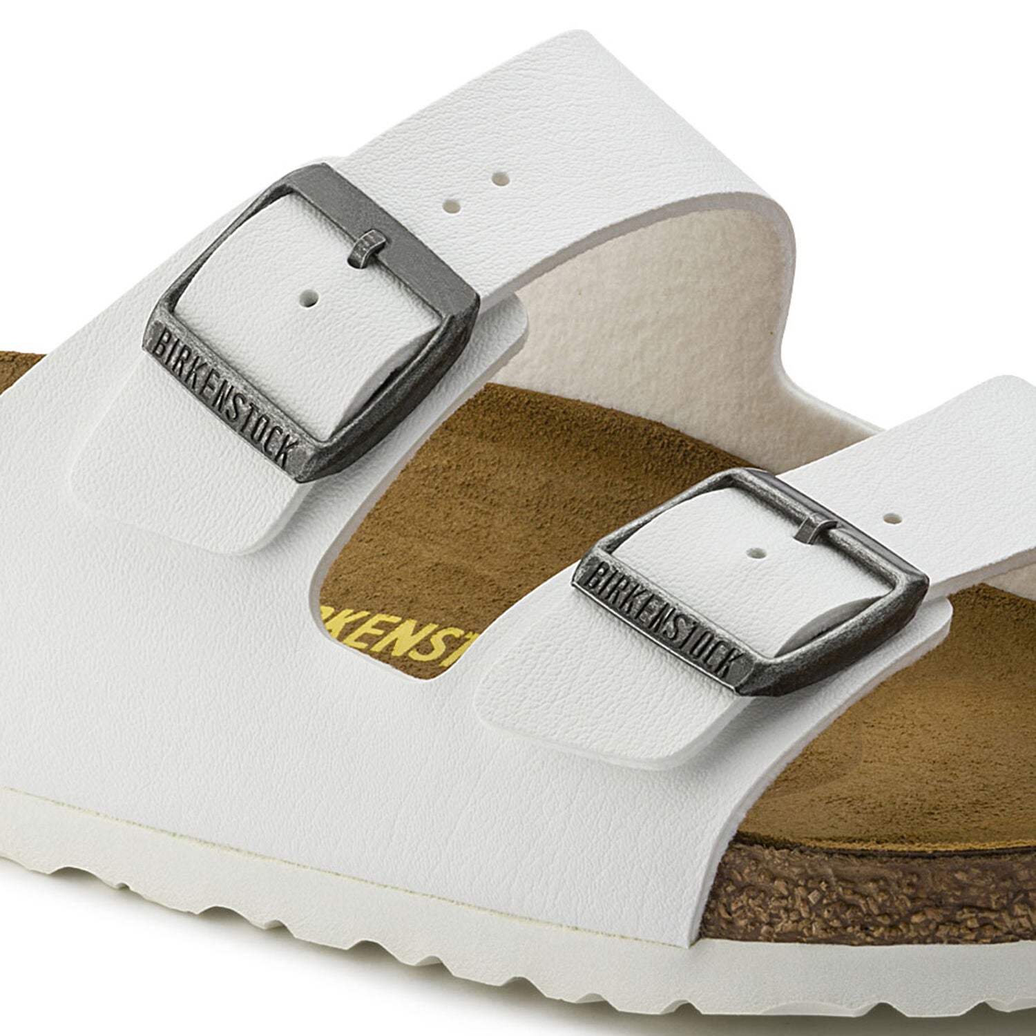 Birkenstock Arizona Birko-Flor Classic Footbed Sandal in White Women's Footwear