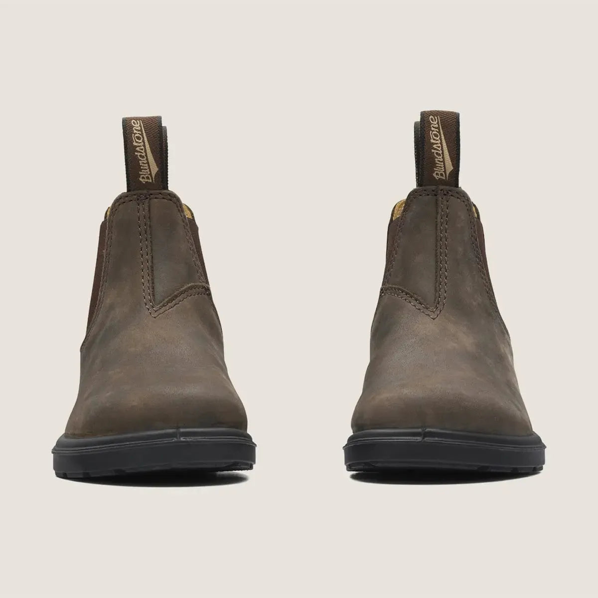 Blundstone Kid's Series 565 Premium Leather Chelsea Boots in Rustic Brown Kid's Boots