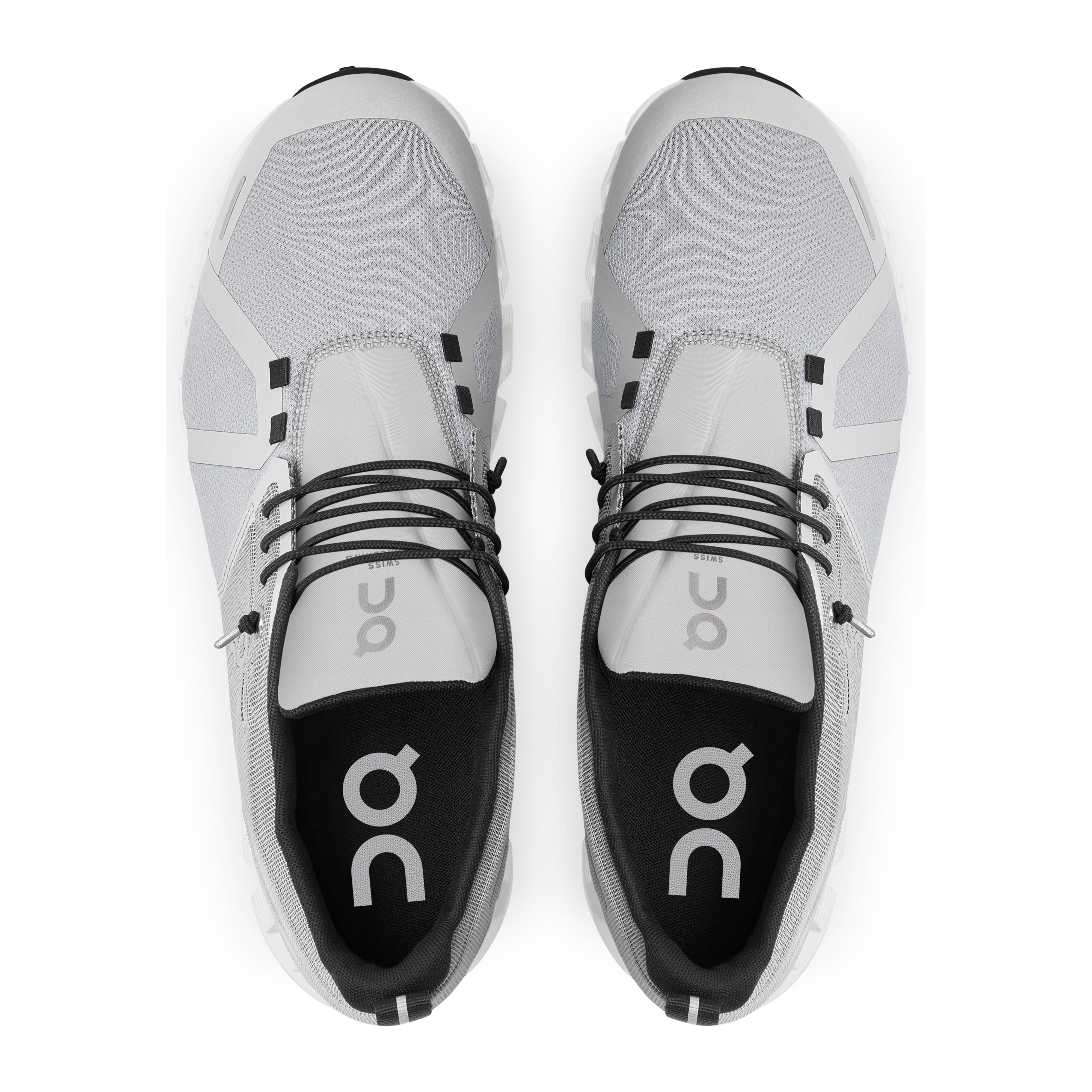 On Running Men's Cloud 5 Waterproof Shoe in Glacier White Men's Footwear