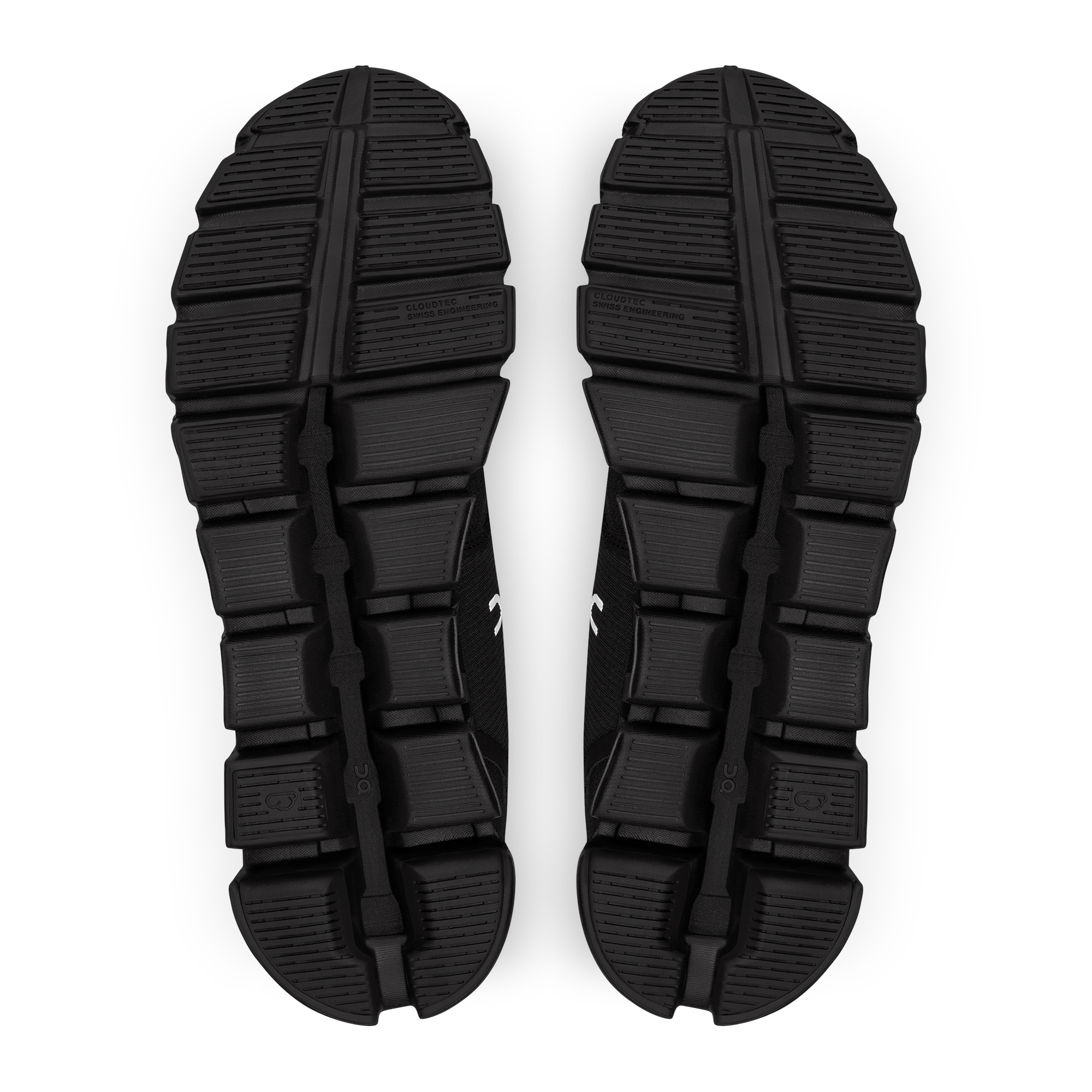 On Running Men's Cloud 5 Waterproof Shoe in All Black Men's Footwear