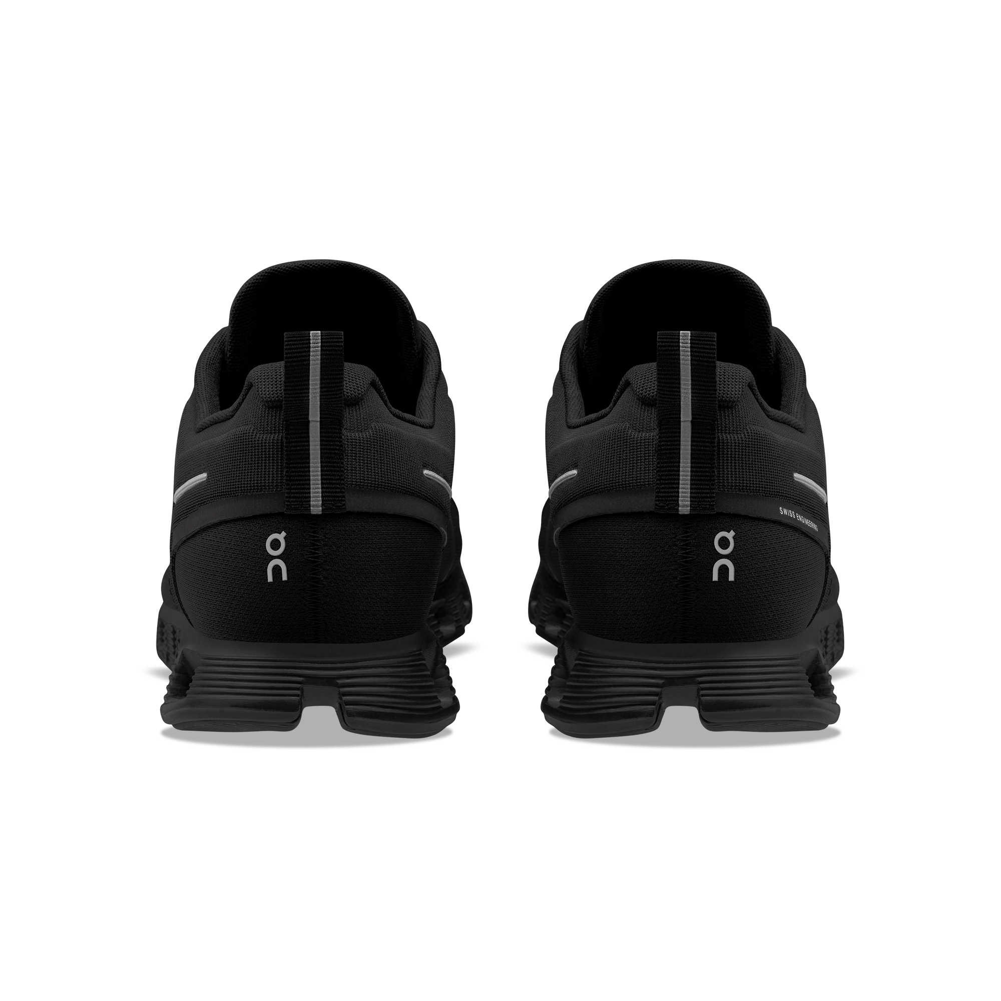 On Running Men's Cloud 5 Waterproof Shoe in All Black Men's Footwear