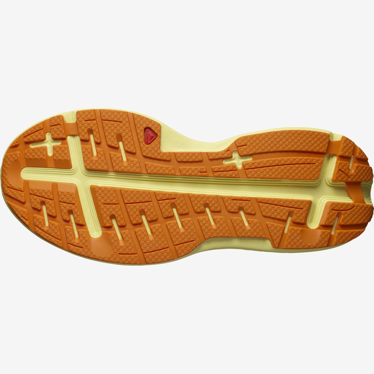 Salomon Women's Aero Glide Running Shoes in Tender Peach Yellow Iris White Women's Footwear