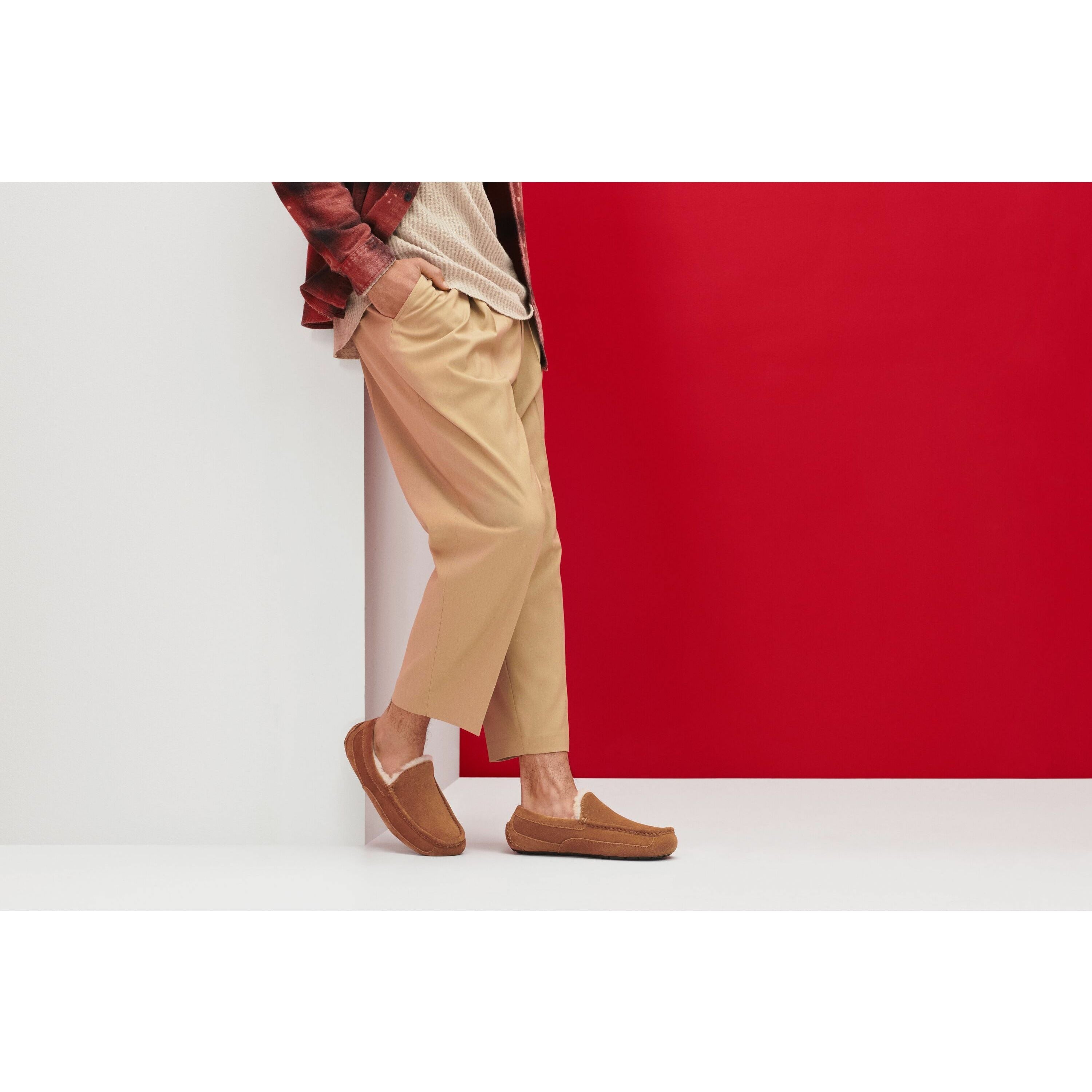 UGG Men's Ascot Slipper in Chestnut Men's Footwear