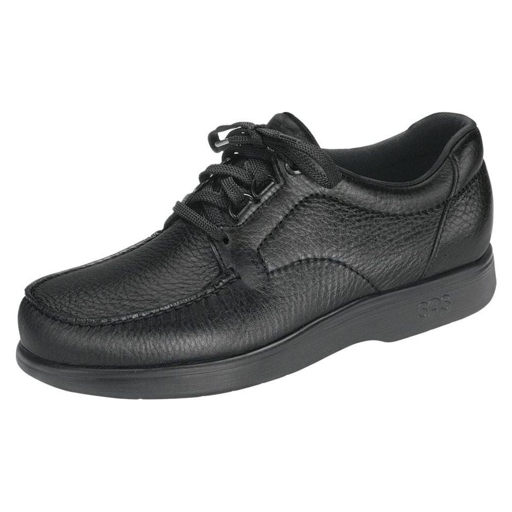 SAS Men's 'Bout Time Lace Up Loafer in Black Wide Men's Footwear