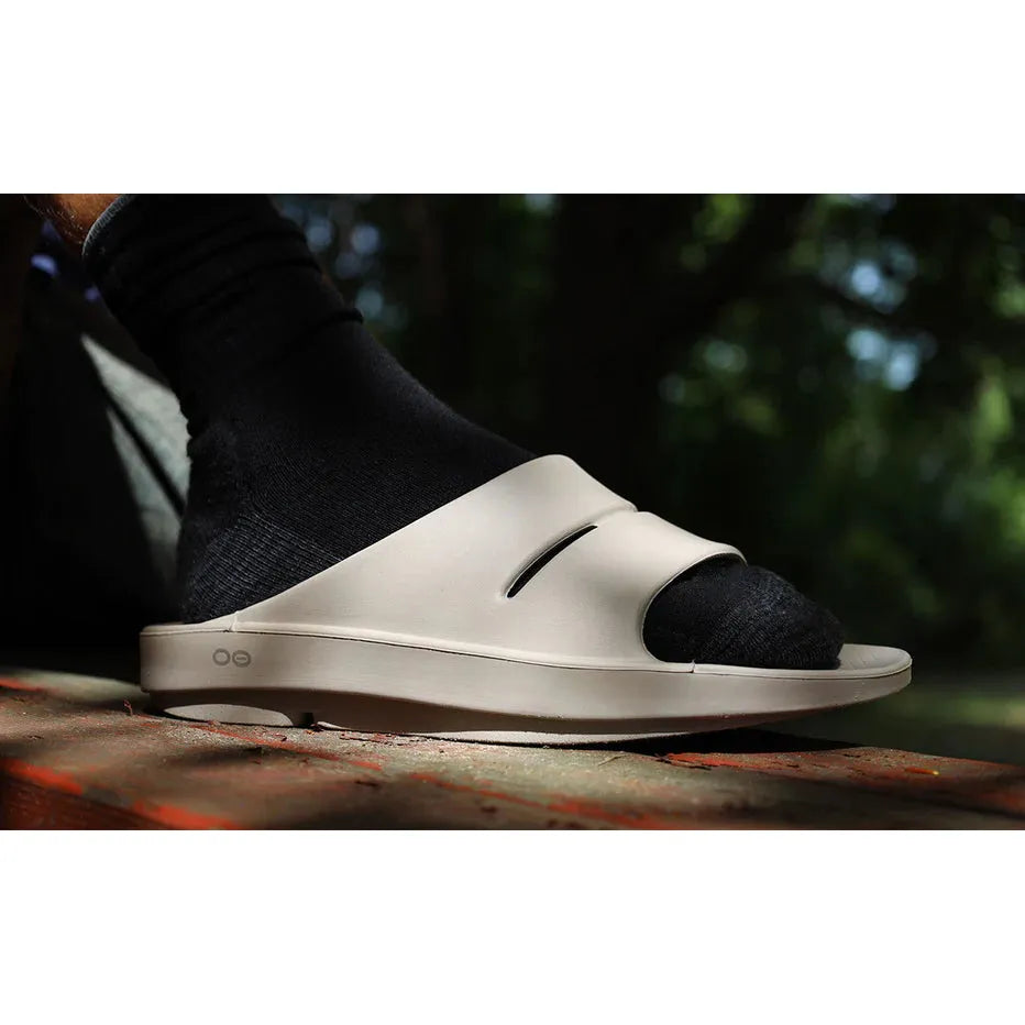 OOFOS Unisex Ooahh Slide Sandals in Nomad Men's Footwear