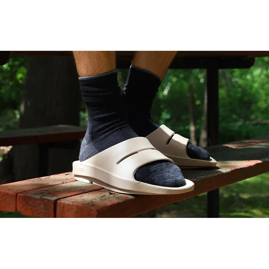 OOFOS Unisex Ooahh Slide Sandals in Nomad Men's Footwear