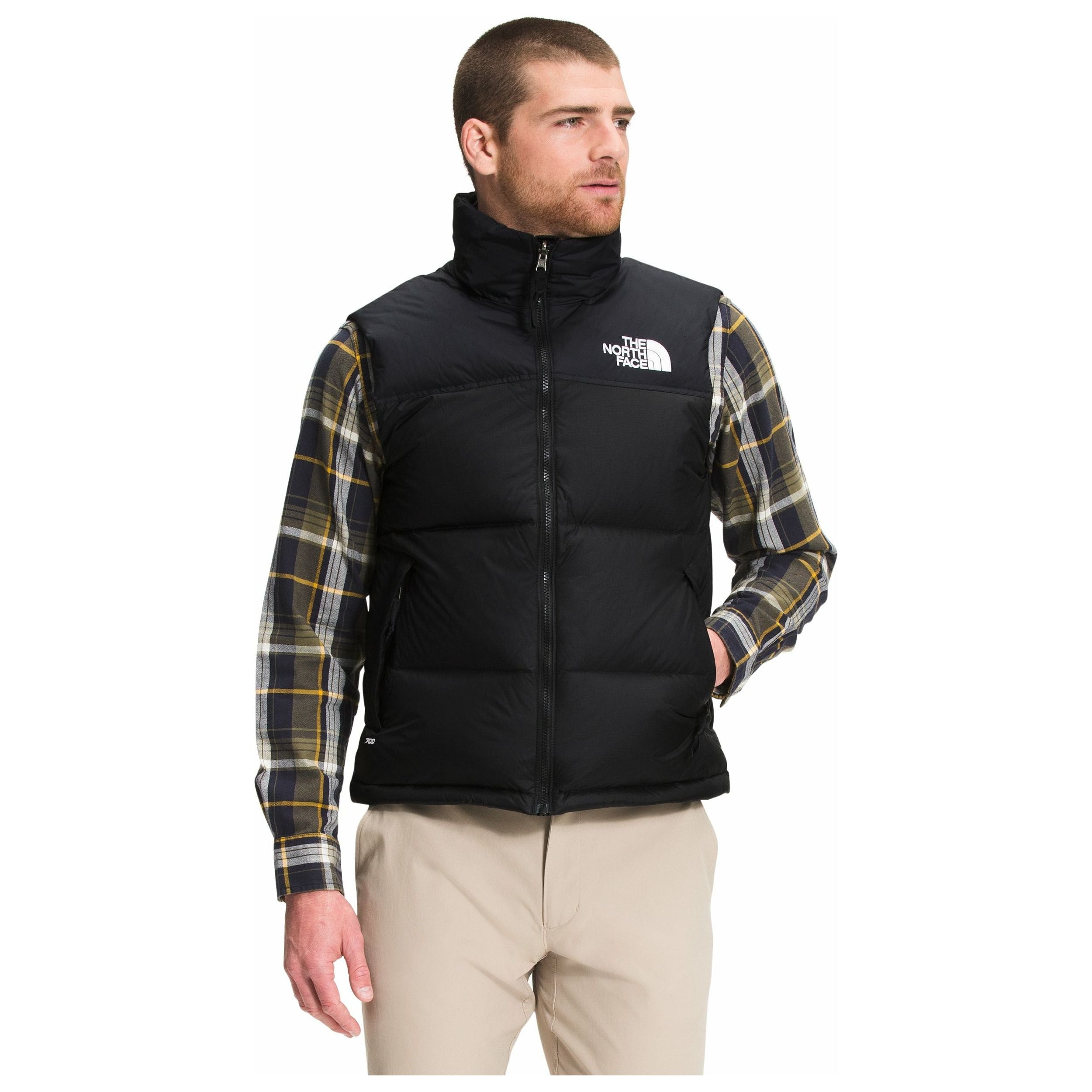 The North Face Men's 1996 Retro Nuptse Vest in Recycled TNF Black Men's Apparel