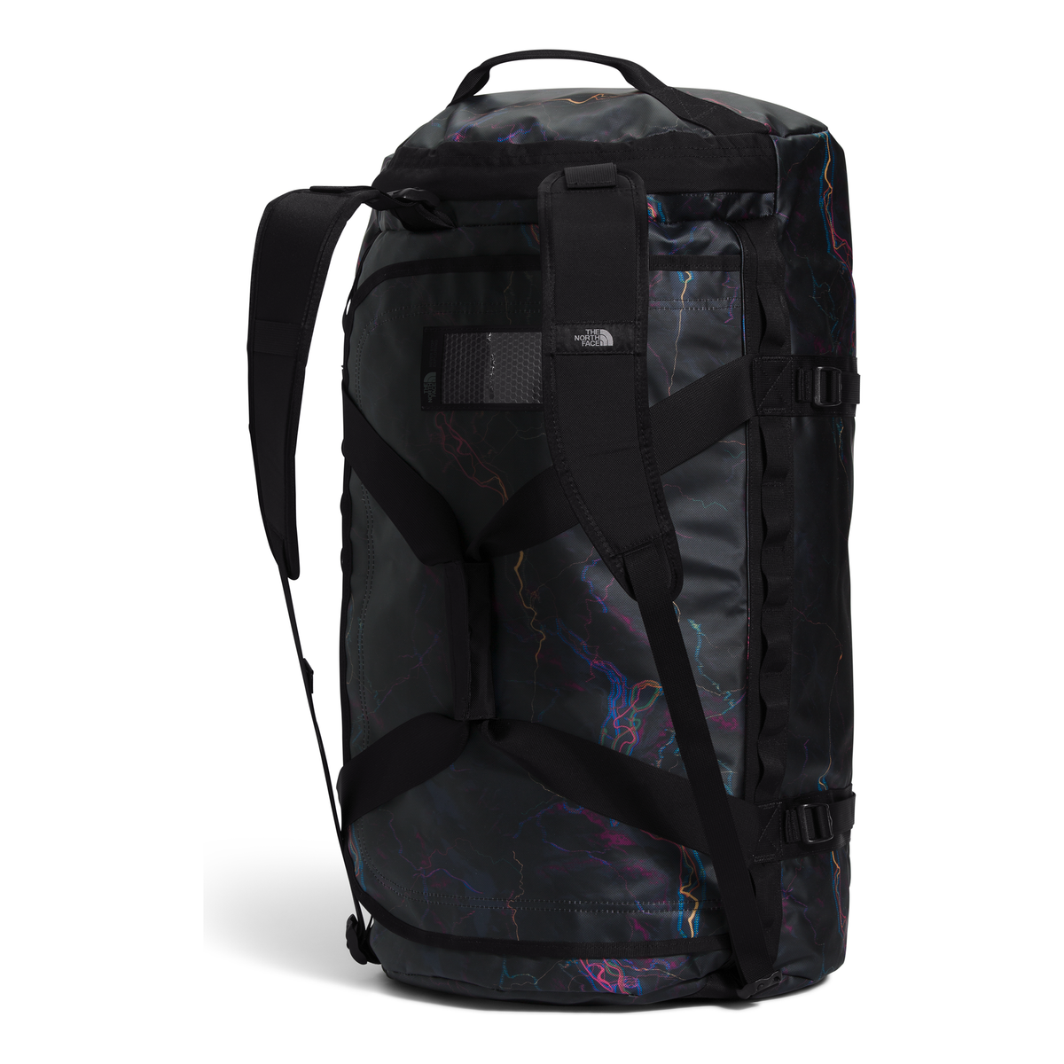punt pantoffel Bouwen The North Face Base Camp Duffel Large in TNF Black Trail Glow Print –  Footprint USA