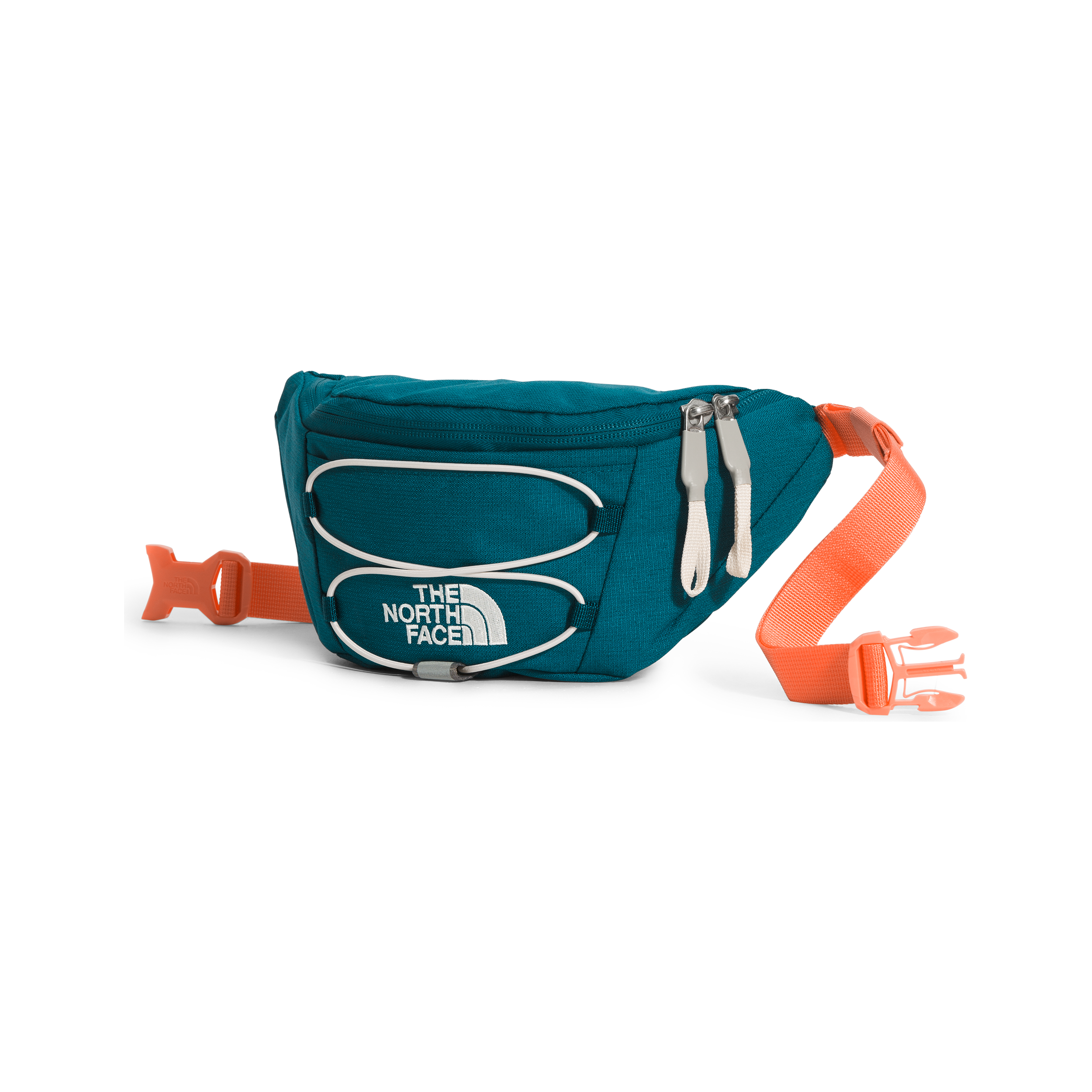 The North Face Jester Lumbar in Blue Coral Light Heather/Gardenia White/Dusty Coral Orange Accessories