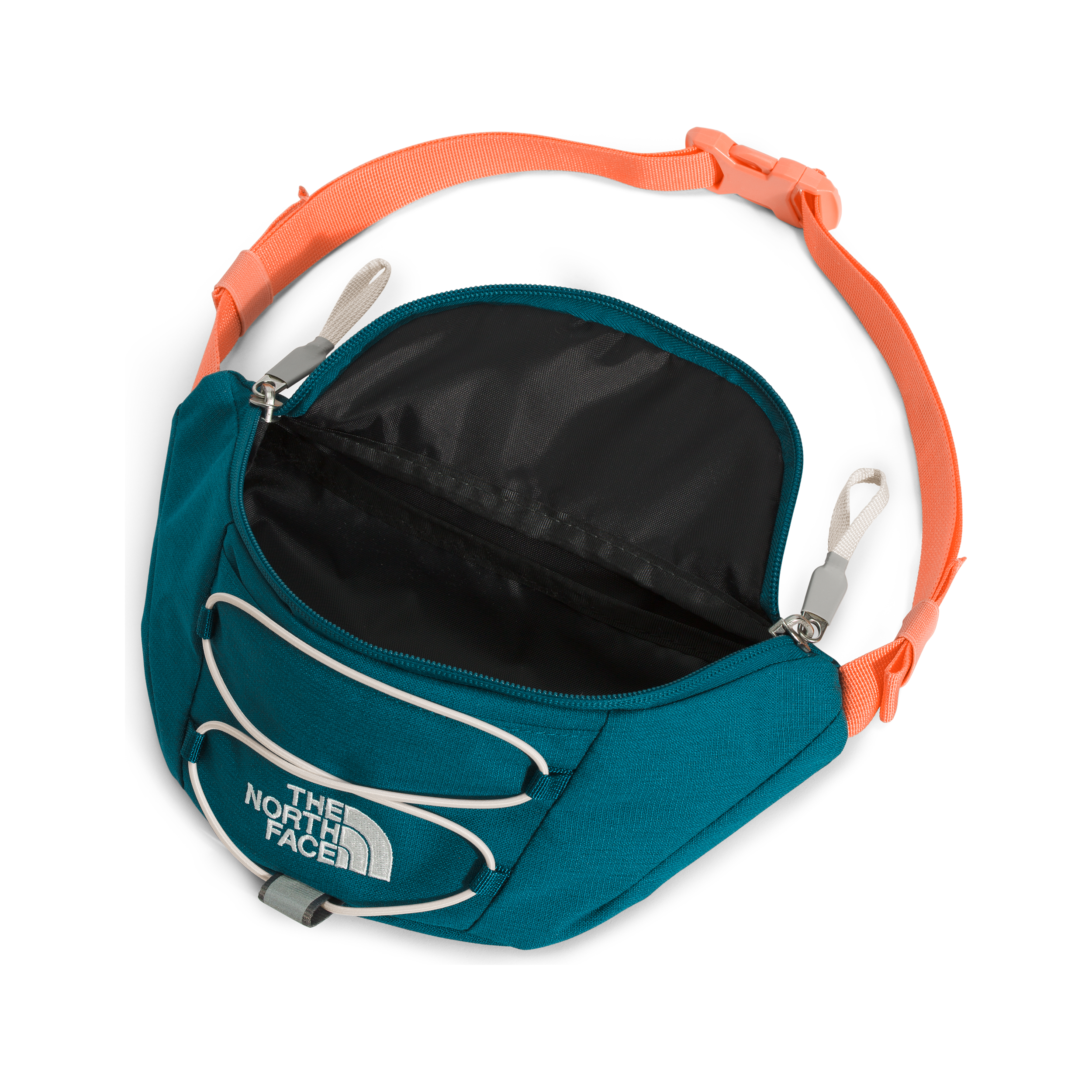 The North Face Jester Lumbar in Blue Coral Light Heather/Gardenia White/Dusty Coral Orange Accessories