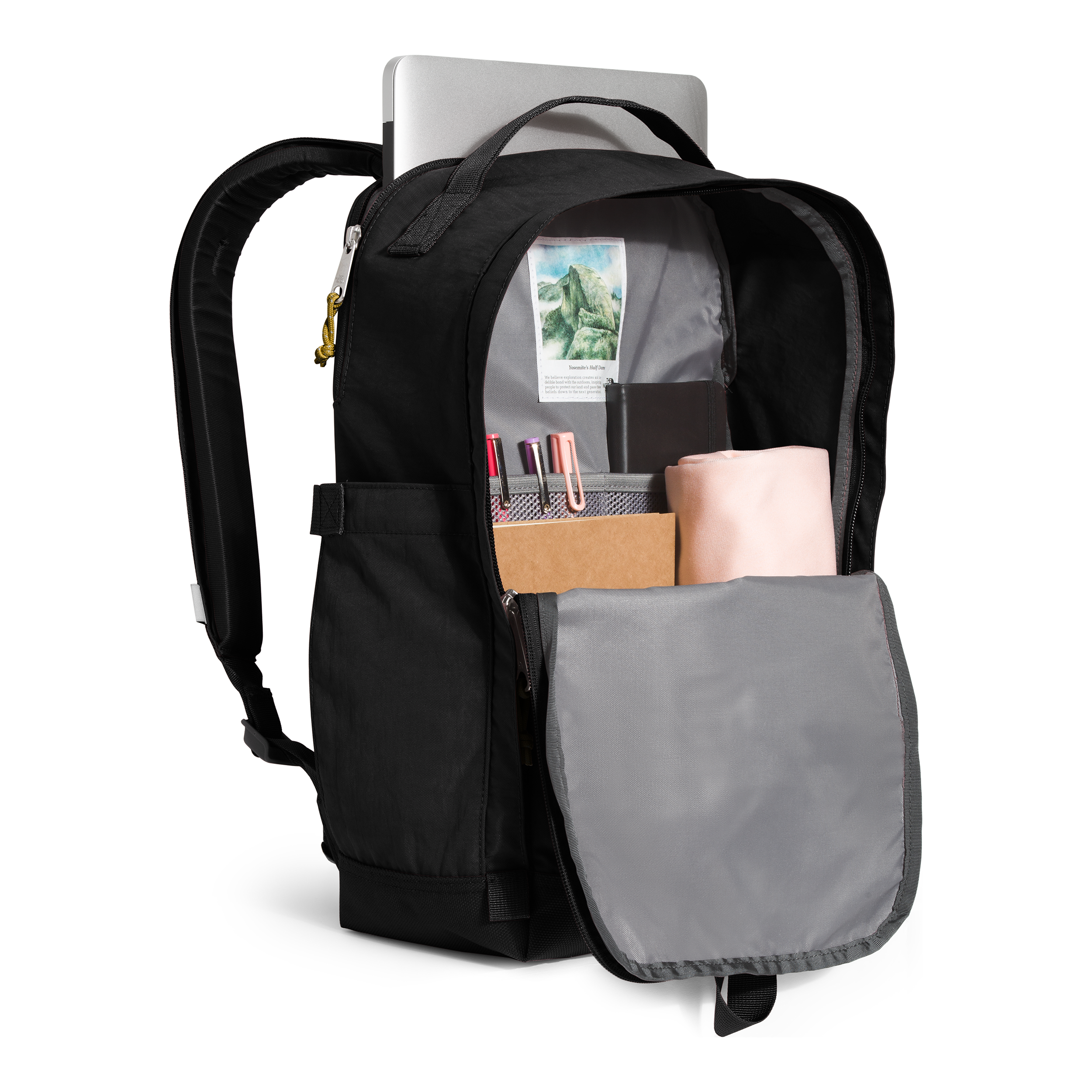 The North Face Berkeley Daypack in TNF Black/Mineral Gold Accessories