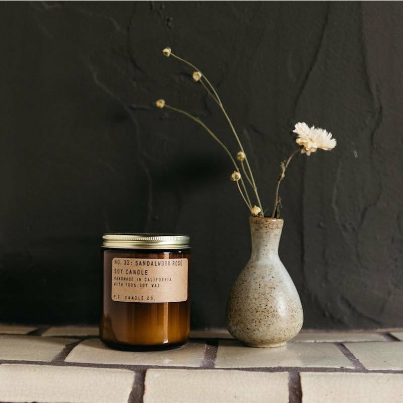 P. F. CANDLE CO. 7.2 OZ STANDARD SOY CANDLE - SANDALWOOD ROSE Accessories