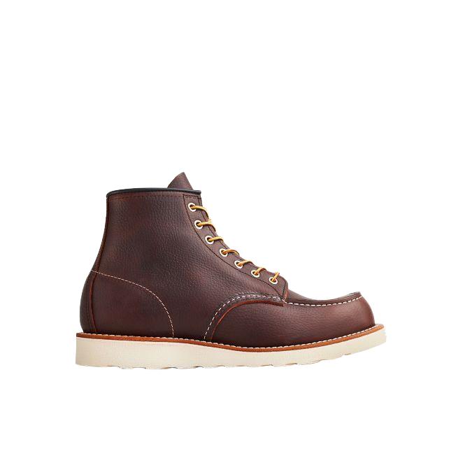 Red Wing Men's Classic Moc 6" Boot 8138 in Briar Oil-Slick Leather Men's Footwear