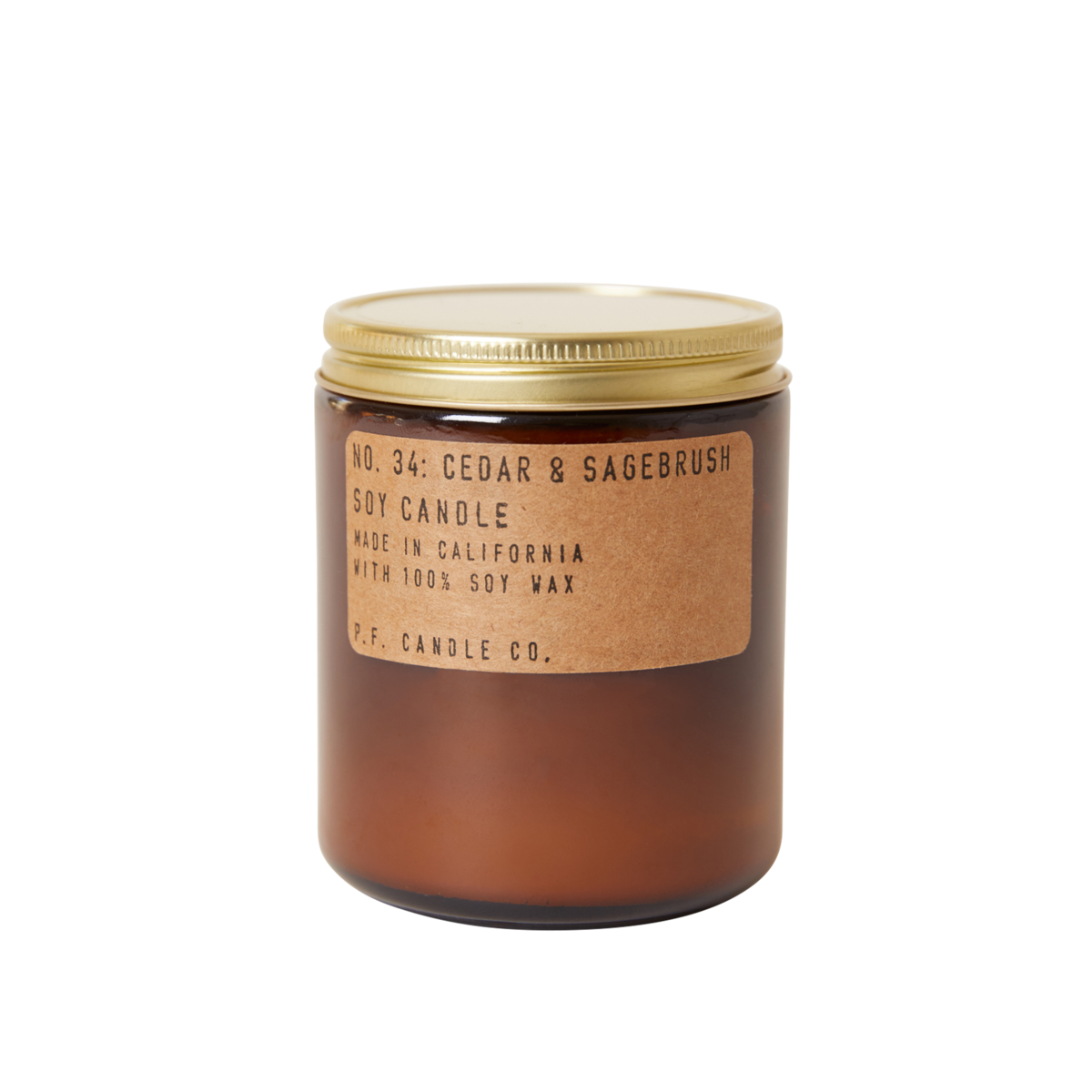 P. F. Candle Co. 7.2 Oz Standard Soy Candle - Cedar & Sagebrush Accessories