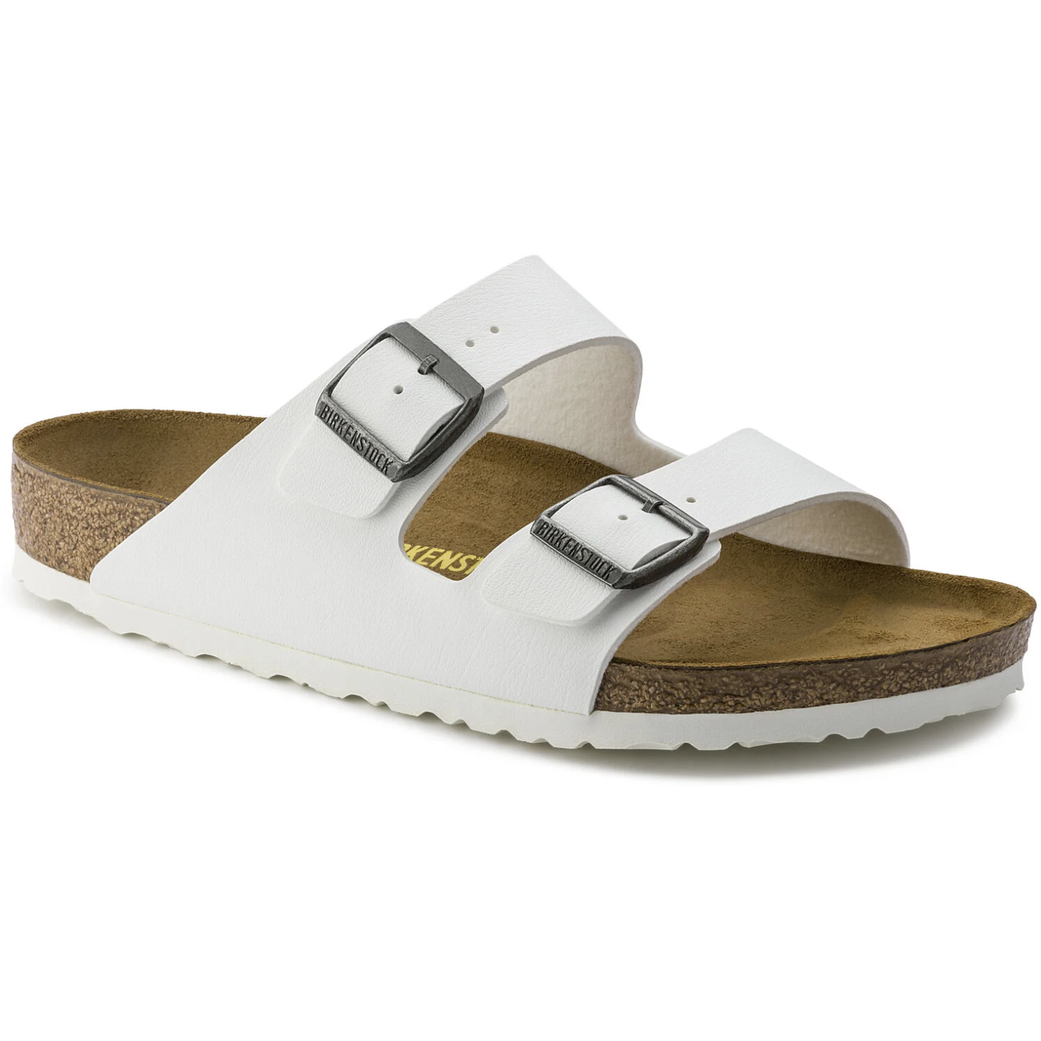 Birkenstock Arizona Birko-Flor Classic Footbed Sandal in White Women's Footwear