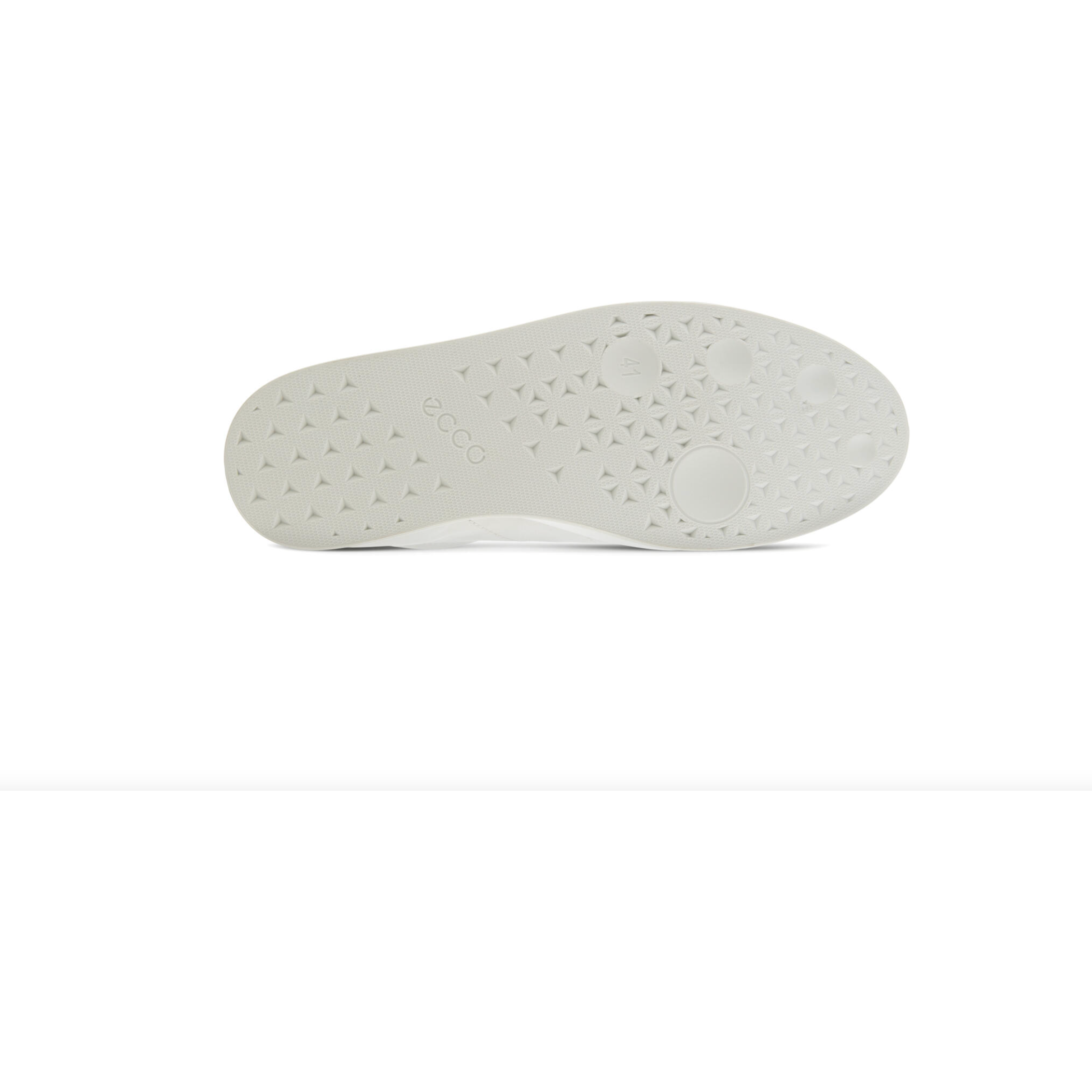 Ecco Men's Street Lite Sneaker in White Gravel Men's Footwear